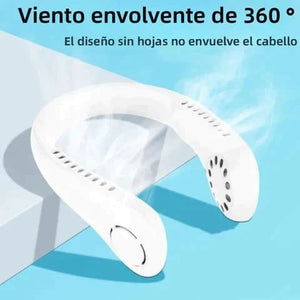 VENTILADOR DE CUELLO PORTATIL RECARGABLE